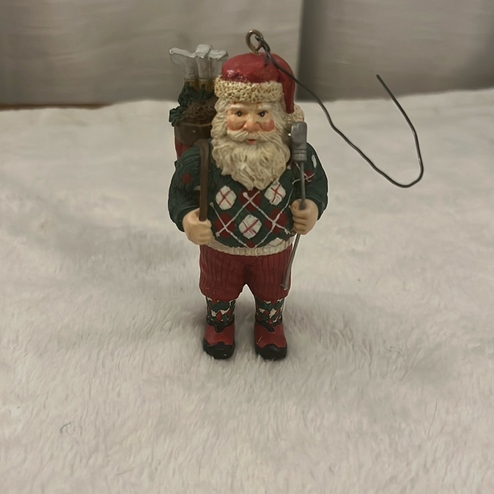 Santa Golfing‎ ornament